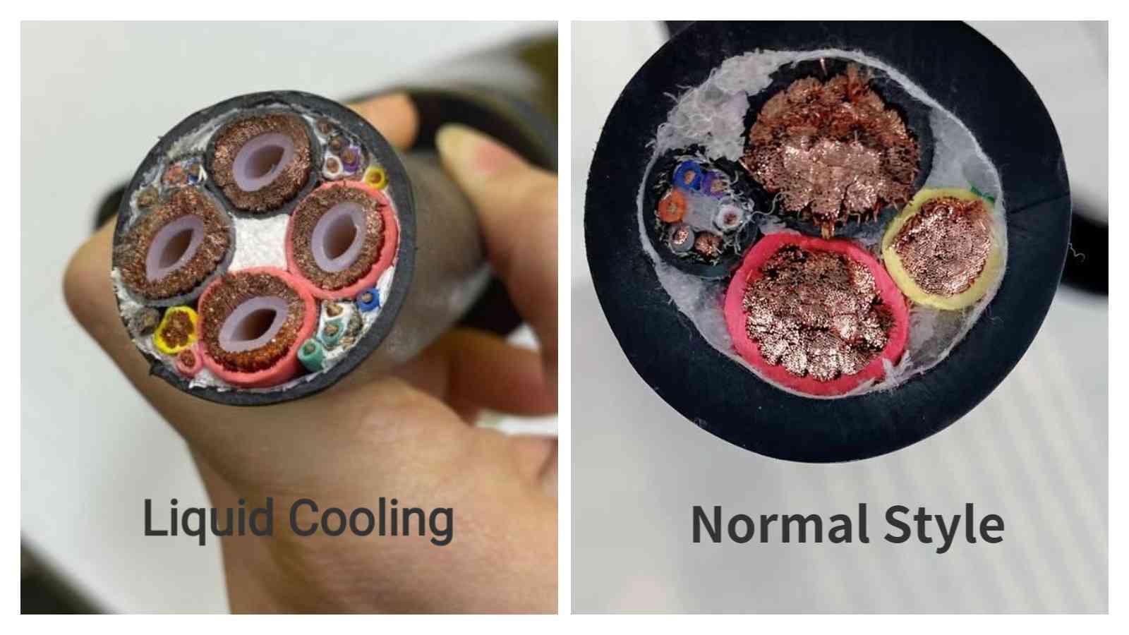 liquid cooling ev cable