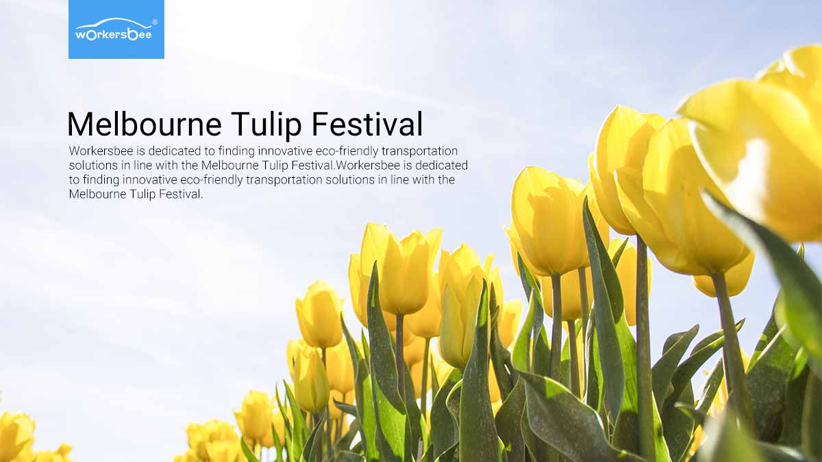 Workersbee s'engage à trouver des solutions de transport innovantes et respectueuses de l'environnement en accord avec le Melbourne Tulip Festival