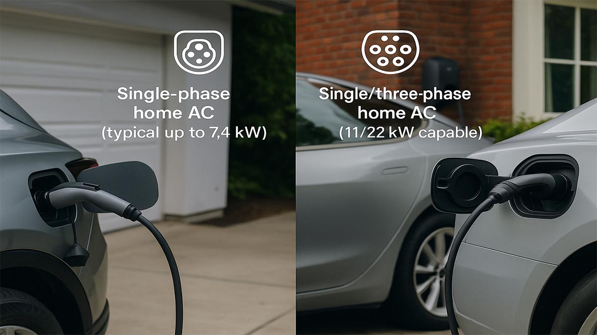 Différences entre les chargeurs de véhicules électriques de type 1 et de type 2 : lequel choisir et pourquoi (États-Unis et UE)