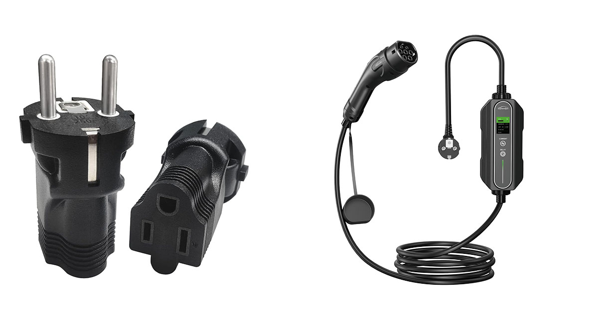 Schuko portable ev charger