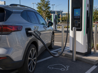 Recharge rapide publique en courant continu