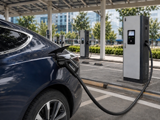 Recharge rapide publique en courant continu